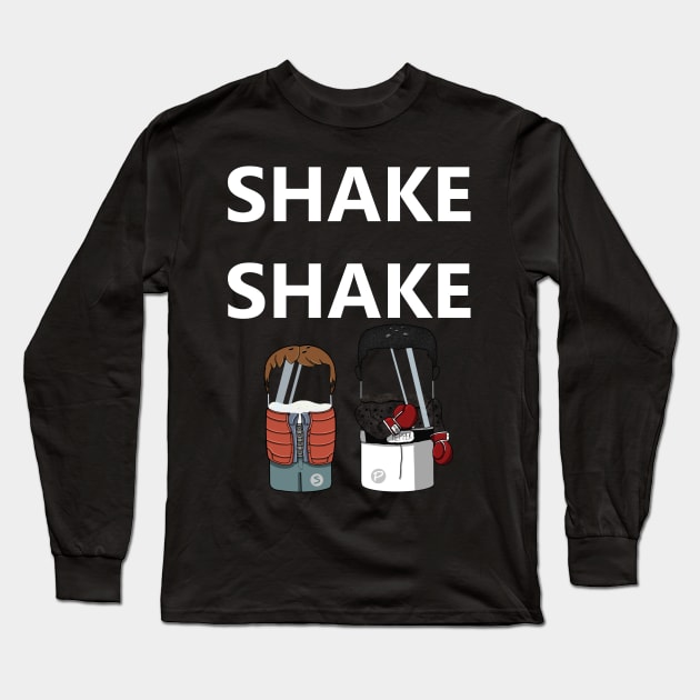 Shake Shake Shake. Long Sleeve T-Shirt by freezethecomedian